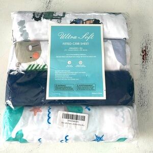 NWT - Ultra soft fitted crib sheets set of 4